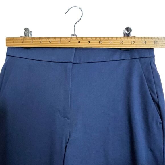 J.Crew NWT Hayden Kickout Pants Women’s 4 Navy Bi-Stretch Crop Tailored Work - Picture 12 of 14